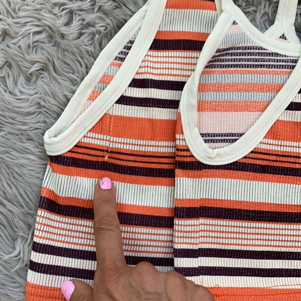 NEW🌺Free people happiness run crop in stripes - Picture 6 of 10